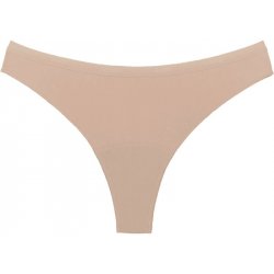 Snuggs Period Underwear Brazilian Light Tencel Lyocell Beige látkové menstruační kalhotky pro slabou menstruaci