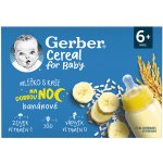 Gerber Cereal mlíčko s kaší na dobrou noc banánové 2 x 200 ml – Zboží Dáma