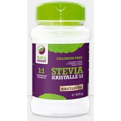 Natusweet Stevia Kristalle 1:1 400 g – Zboží Dáma