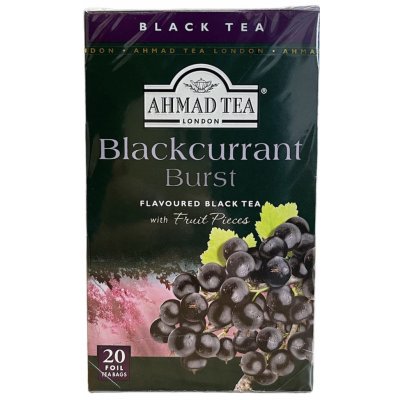 Ahmad Tea Černý čaj s příchutí černý rybíz 20 x 2 g
