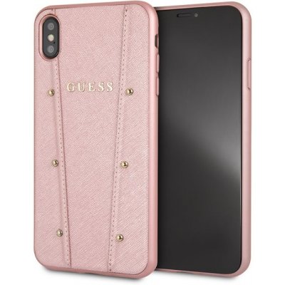 Pouzdro Guess Kaia Apple iPhone XS Max rose zlaté