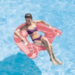Intex Sedátko na vodu nafukovací 147x99cm s úchyty 58859 2 barvy it58859 – Hledejceny.cz