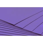 Tvrdý kreativní papír tmavě fialový A4 - 300g