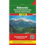 Rakousko Supertouring autoatlas 1:150 000 – Hledejceny.cz