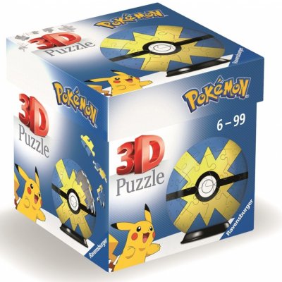 RAVENSBURGER 3D Puzzleball Pokémon Quick Ball 54 ks – Zboží Mobilmania