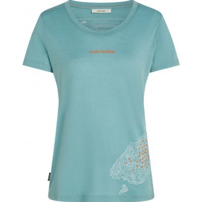 ICEBREAKER Wmns 150 Tech Lite SS Scoop Tee 30th Anniversary Hydro – Zboží Mobilmania