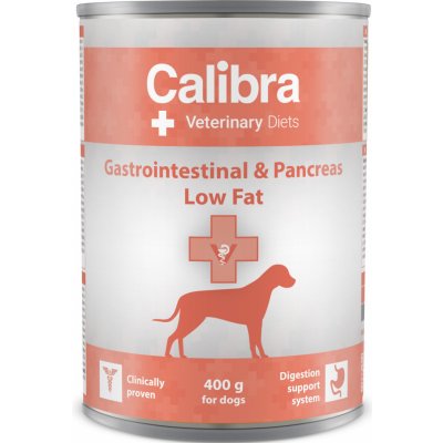 Calibra Veterinary Diets Dog Gastrointestinal & Pancreas Low Fat 400 g – Sleviste.cz