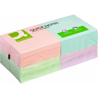 Bloček Q-Connect 76 x 76 mm - pastelové barvy – Hledejceny.cz