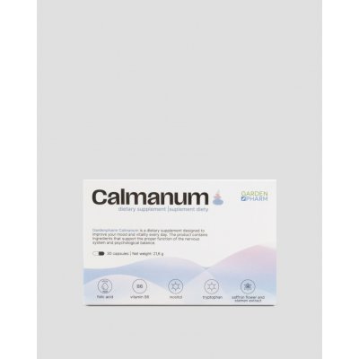 GardenPharm pro podporu dobré nálady, pohody a nervového systému Calmanum 30 kapslí – Hledejceny.cz