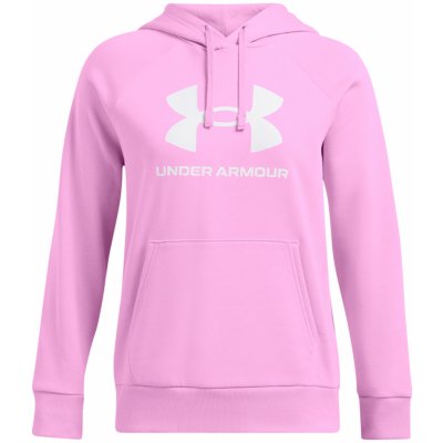Under Armour dámská mikina UA RIVAL FLEECE BIG LOGO HDY 1379501-638 Růžový – Zboží Dáma