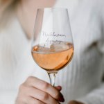 Bella Rose Sklenice na víno Nechlastám degustuji čirá barva sklo 350 ml – Zboží Dáma