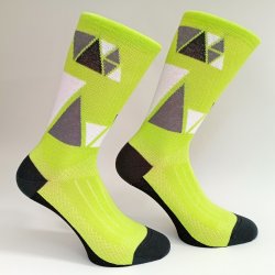Trepon české ponožky TRANGLE neon žlutozelené