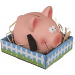 Pokladnička prasátko XXL v ohrádce – Zboží Dáma