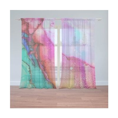 Sablio Záclony Barvičky: 2ks 150x250cm – Hledejceny.cz