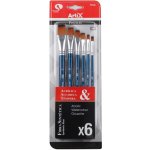 Artix Paints Štětce ploché vel.12, 10, 8, 6, 4, 2 sada č.4 (6ks)