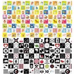 Bocioland Skládací pěnová podložka oboustranná Happy day – Zboží Dáma