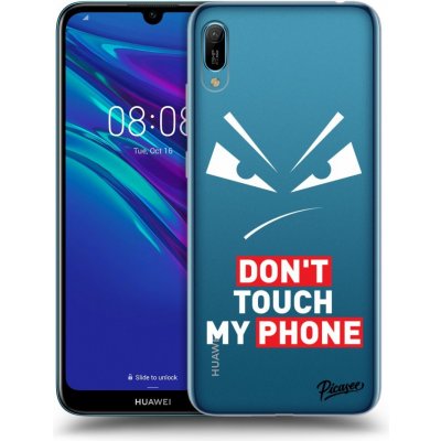 Pouzdro Picasee silikonové Huawei Y6 2019 - Evil Eye - Transparent čiré