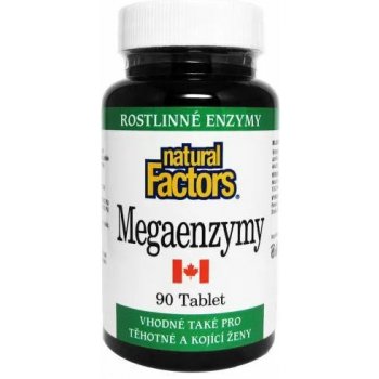 Natural Factors Mega Enzymy 90 tablet