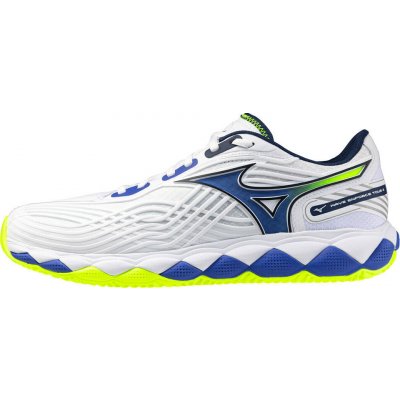 Mizuno Wave Enforce Tour 2 Clay White/Dazzling Blue/Lightning – Hledejceny.cz