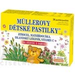 Müllerovy dětské pastilky 36 ks – Hledejceny.cz