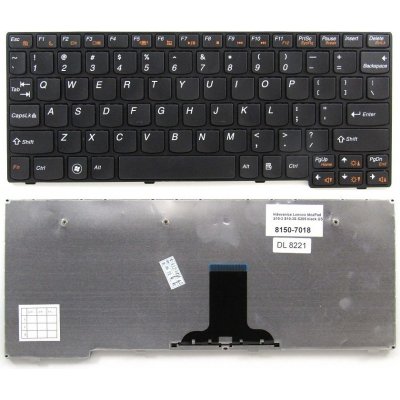 klávesnice Lenovo IdeaPad S10-3 S10-3S S205 černá US – Zboží Mobilmania