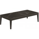 Gloster Hliníkový konferenční stolek Grid, obdélníkový 103x50x30 cm, rám hliník white, deska keramika dekor Bianco – Hledejceny.cz