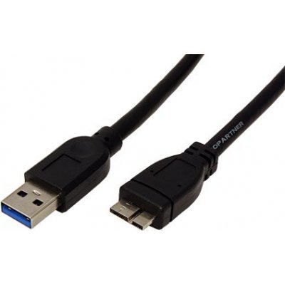 Roline 11.02.8875 USB 5Gbps, USB3.0 A(M) - microUSB3.0 B(M), 2m, černý – Zboží Mobilmania