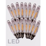 Žárovky pro řetěz ASTERIA LED Filament E-10 14V 0,2W 16ks čiré 1ks – Hledejceny.cz