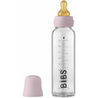 Bibs Baby Bottle skleněná láhev Dusky Lilac 225 ml – Zbozi.Blesk.cz