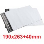 Plastová obálka transportní 190x263+40mm - bílá [1 ks] – Zboží Živě