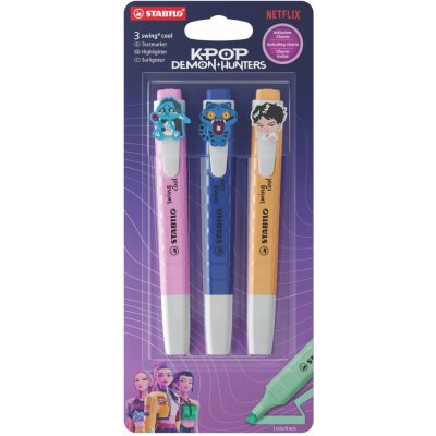 Stabilo Swing Cool K-pop Huntrix Derpy, Sussie, Jinu 3 ks 275/3-2-2 – Hledejceny.cz