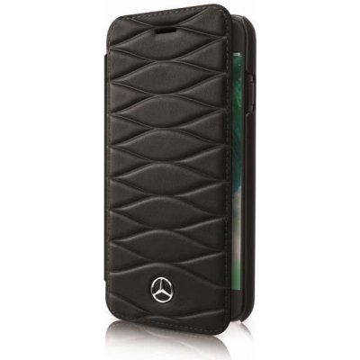 Pouzdro Mercedes - Samsung Galaxy S8 Plus G955 Booklet Case Pattern Line Leather černé – Zboží Mobilmania