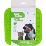 'EAT SLOW LIVE LONGER Quad 20 x 20 cm – Zboží Dáma