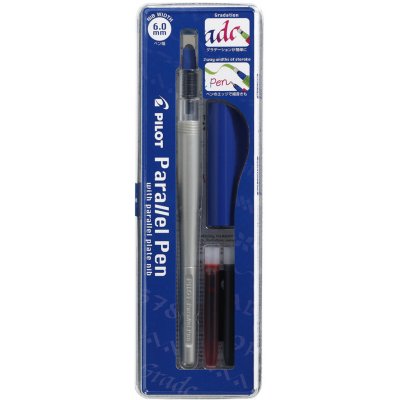 Pilot kaligrafické pero parallel pen 4.5 stříbrná – Zboží Dáma
