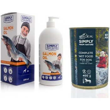 Simply from nature Salmon oil Lososový olej 1000 ml