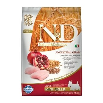 N&D AG Dog Adult Mini Chicken & Pomegranate 2 x 7 kg