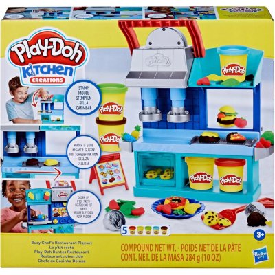 Play-Doh Hasbro Modelína Kuchyňské kreace Restaurace šéfkuchaře F8107 – Sleviste.cz