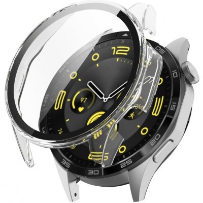 PROTEMIO 65276 PC FULL COVER Plastový kryt se sklem pro Huawei Watch GT 4 46mm průhledný – Zboží Mobilmania