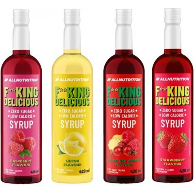ALLNUTRITION Fitking Delicious Syrup Zero 420 ml Citrón – Zboží Dáma