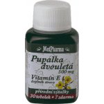 MedPharma Pupalka dvouletá 500 mg + Vitamín E 37 tablet – Hledejceny.cz
