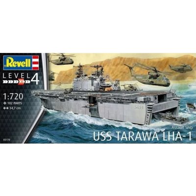 Revell Plastic ModelKit loď 05170 Assault Ship USS Tarawa LHA-1 1:720