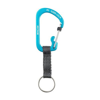 Přívěsek na klíče SlideLock Key Ring Aluminum, Nite Ize, modrá – Zboží Dáma