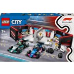 LEGO® City 60444 Garáž F1 a vozy Mercedes-AMG a Alpine – Zboží Živě