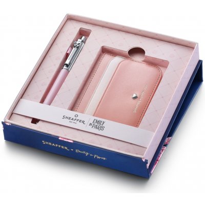 Sheaffer G232151-2 Sentinel Pink Emily in Paris CT sada kuličkové pero + pouzdro na karty – Zboží Živě