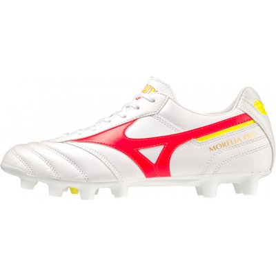 Mizuno MORELIA II PRO MD White Fiery Coral 2 Bolt 2 – Zboží Mobilmania