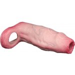 Realistický penis nástavec předkožka otevřený žalud Faak G1322M 14,8* 5,2 cm – Zbozi.Blesk.cz