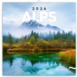 NOTIQUE Poznámkový Alpy 30 x 30 cm 2026 – Sleviste.cz