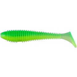 Keitech Swing Impact FAT 3,3" 8,4cm 5,6g Lime Chartreuse Glow 7ks