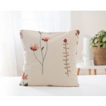 MKLuzkoviny.cz bavlna Renforcé Vlčí máky béžové 40 x 40 cm – Zboží Dáma