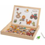 Playtive Dřevěná výuková hra magnetický box zvířata – Zboží Mobilmania